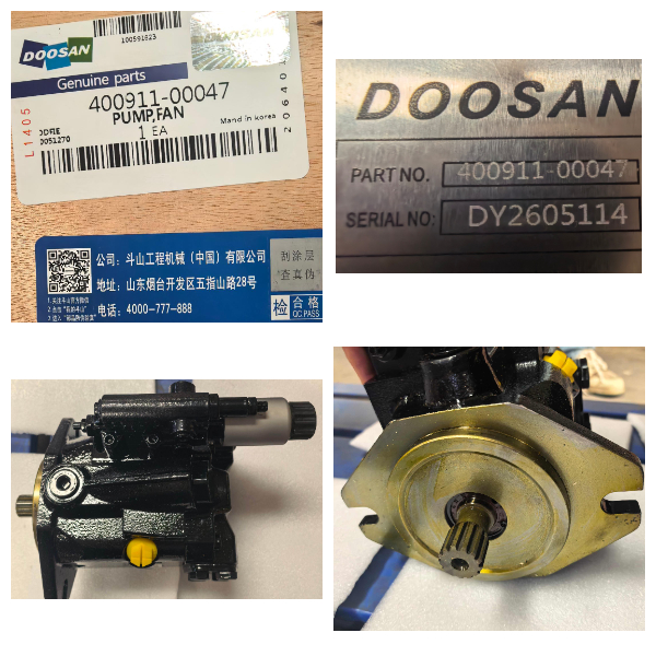 Doosan 400911-00047 Вентиляторный насос Doosan 400911-00047 Вентиляторный насос