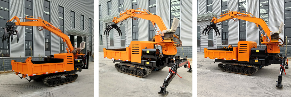 10-ton caterpillar dump truck with an excavator 10-ton caterpillar dump truck with an excavator