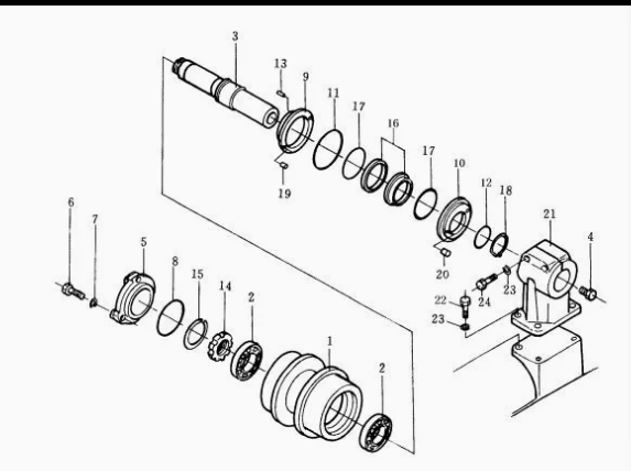 Bracket bracket 175-30-25184 Spare parts for a bulldozer caterpillar for Shantui SD32