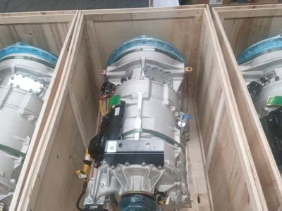 Thank you to our customer for ordering three Sany gearboxes; they have been packaged and shipped.