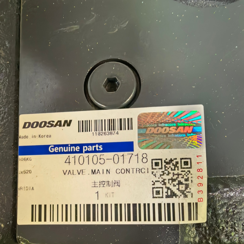 Doosan 410105-01718 Основной управляющий клапан