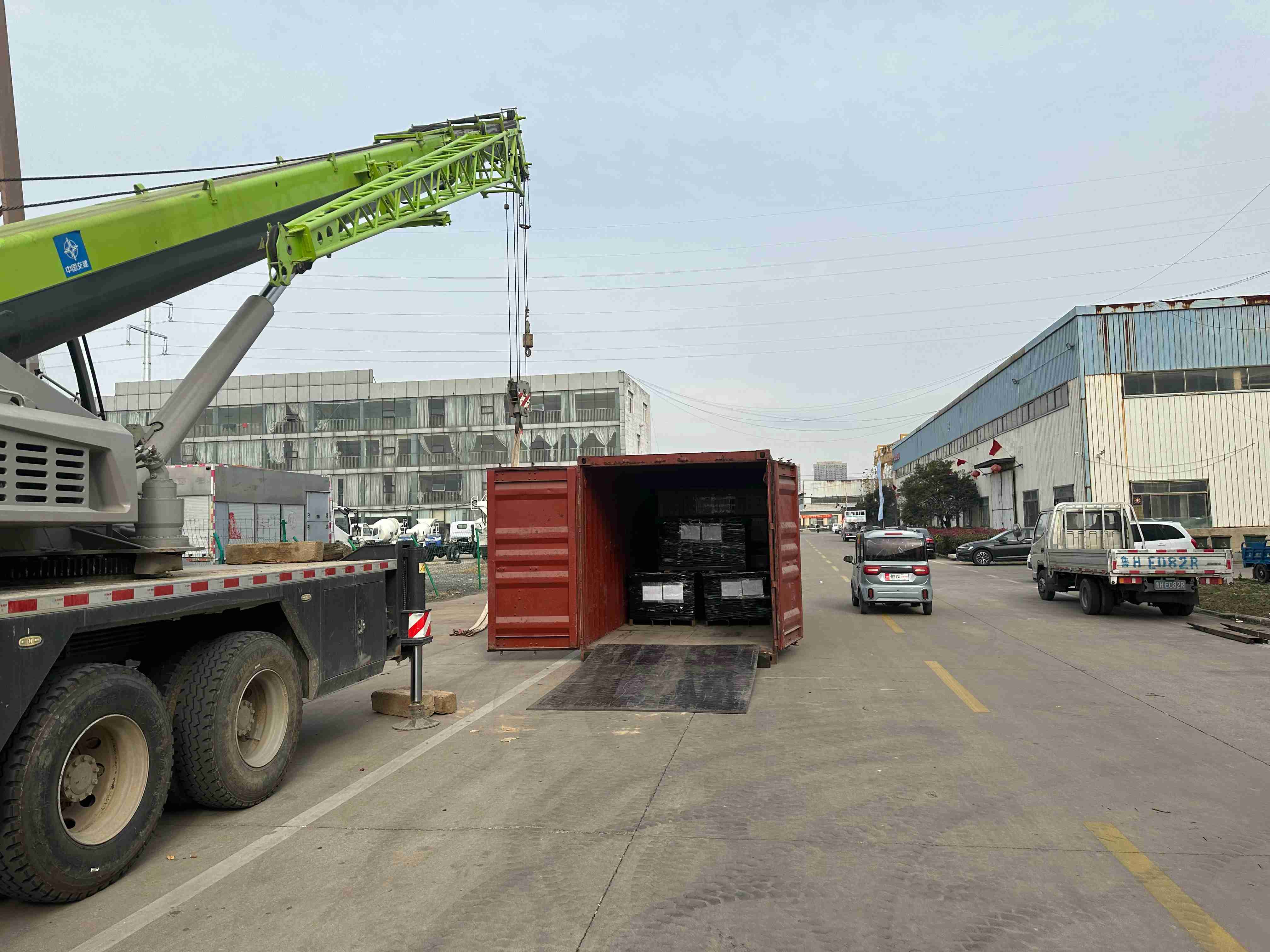 Shipping scene Shipping scene