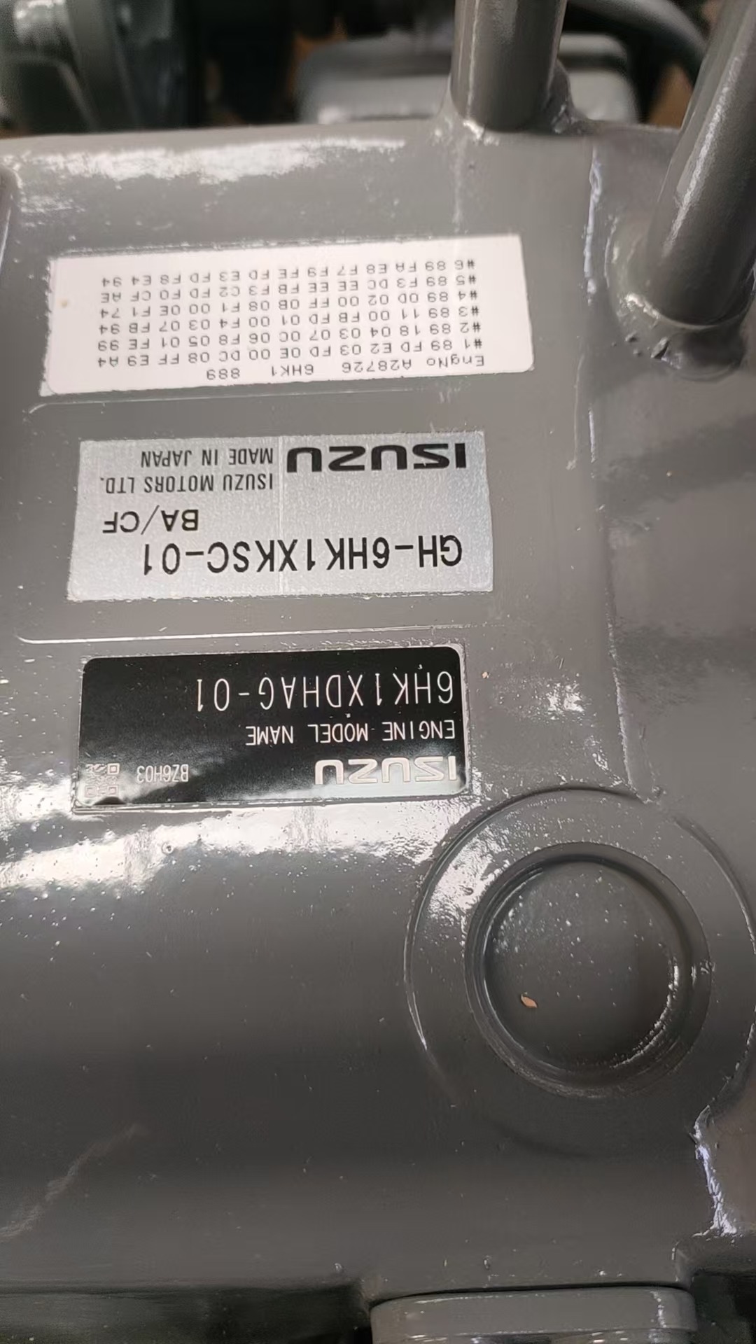 Sany 6HK1-XDHAG-01-C3 сборка двигателя