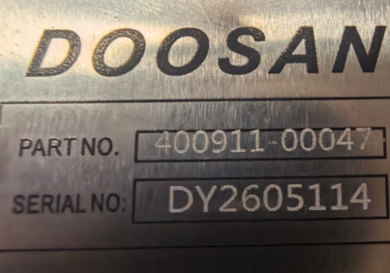Doosan 400911-00047 Вентиляторный насос