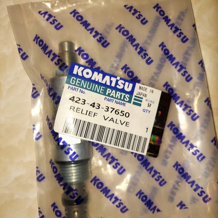 Оригинальные запчасти Komatsu ПРЕДОХРАНИТЕЛЬНЫЙ КЛАПАН Пилот  423-43-37650  WA470-6